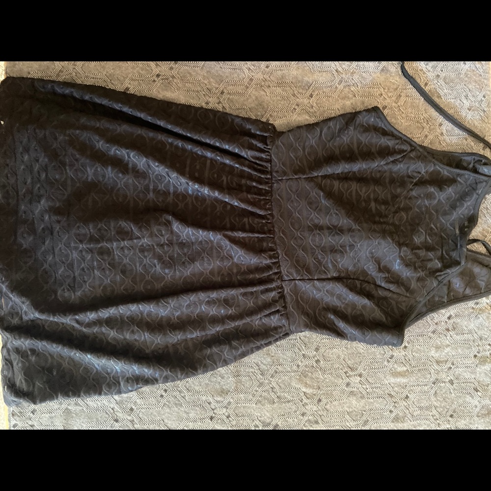 Black dress.